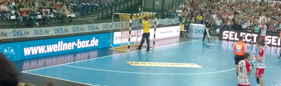 Sponsoring des SC DHfK Handball durch die Wellner GmbH